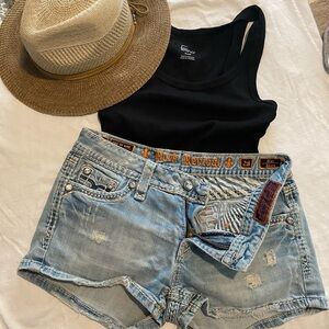 Rock Revival Light Blue Jean Shorts